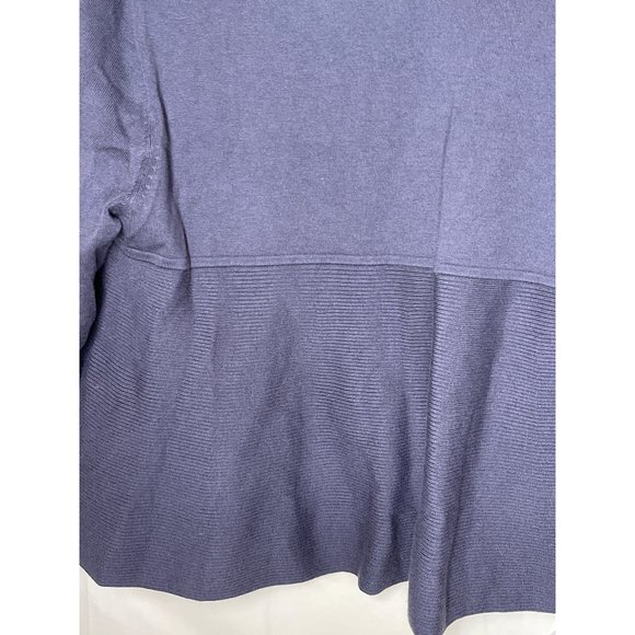 Women's Loft 3/4"sleeve sweater purple, XL New With Tags - Picture 7 of 11